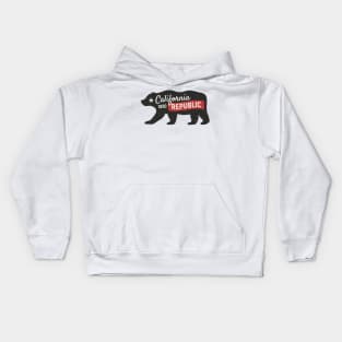 California Republic bear. Kids Hoodie